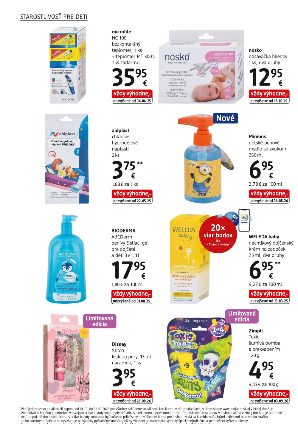 Leták dm drogerie markt Journal, Slovensko - strana 20
