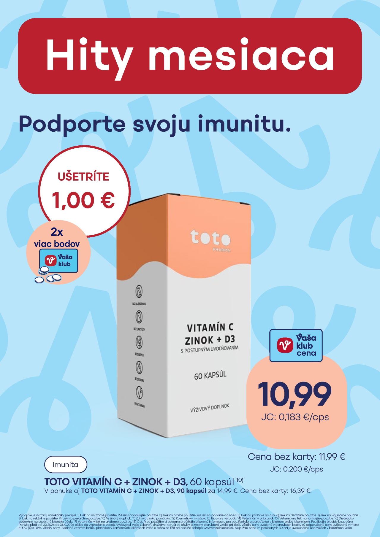 Vaša Lekáreň akciový leták
