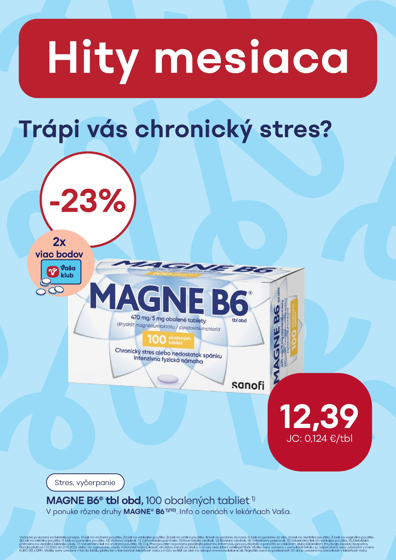 Vaša Lekáreň akciový leták