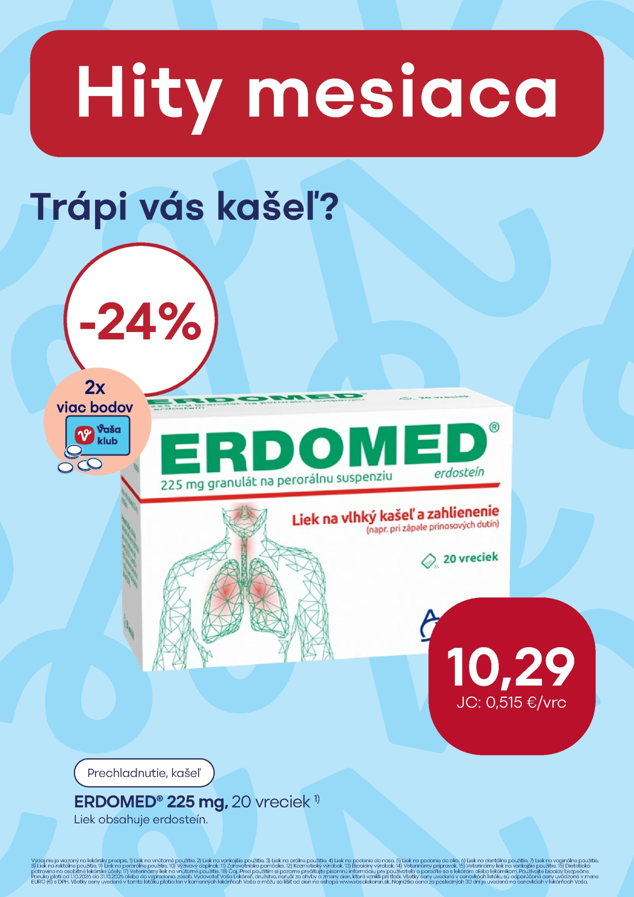 Vaša Lekáreň akciový leták