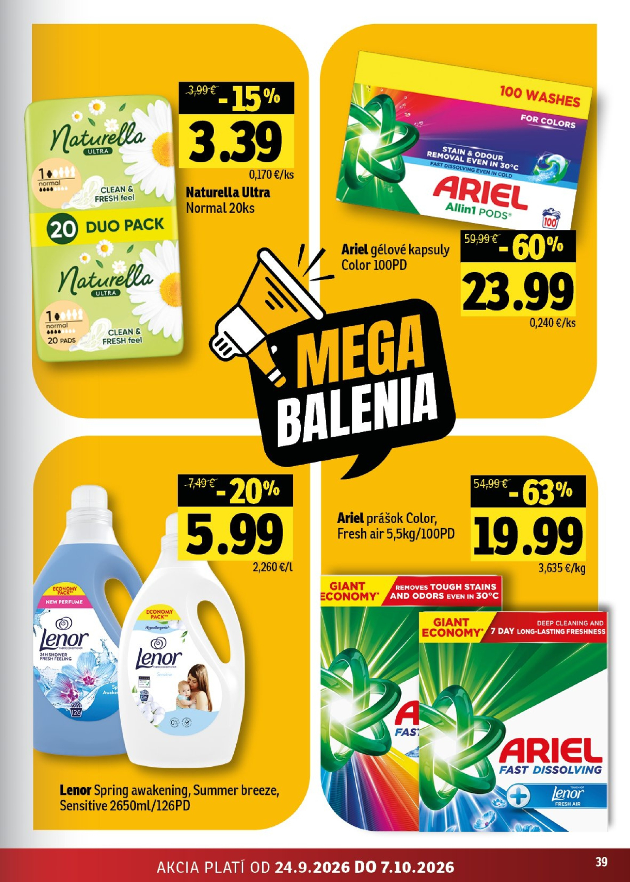 Fresh leták - Stredné a západné Slovensko
