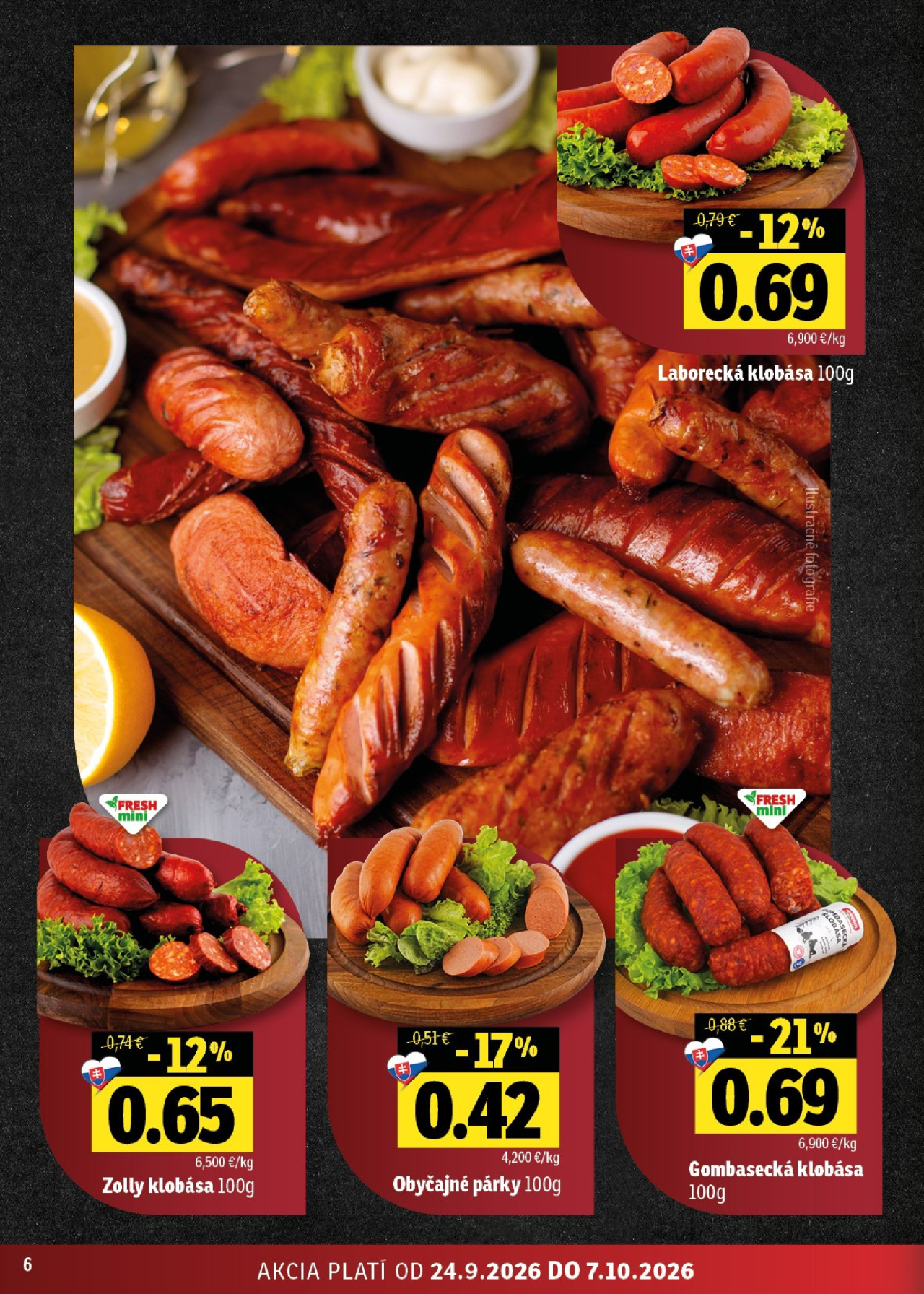Fresh leták - Stredné a západné Slovensko