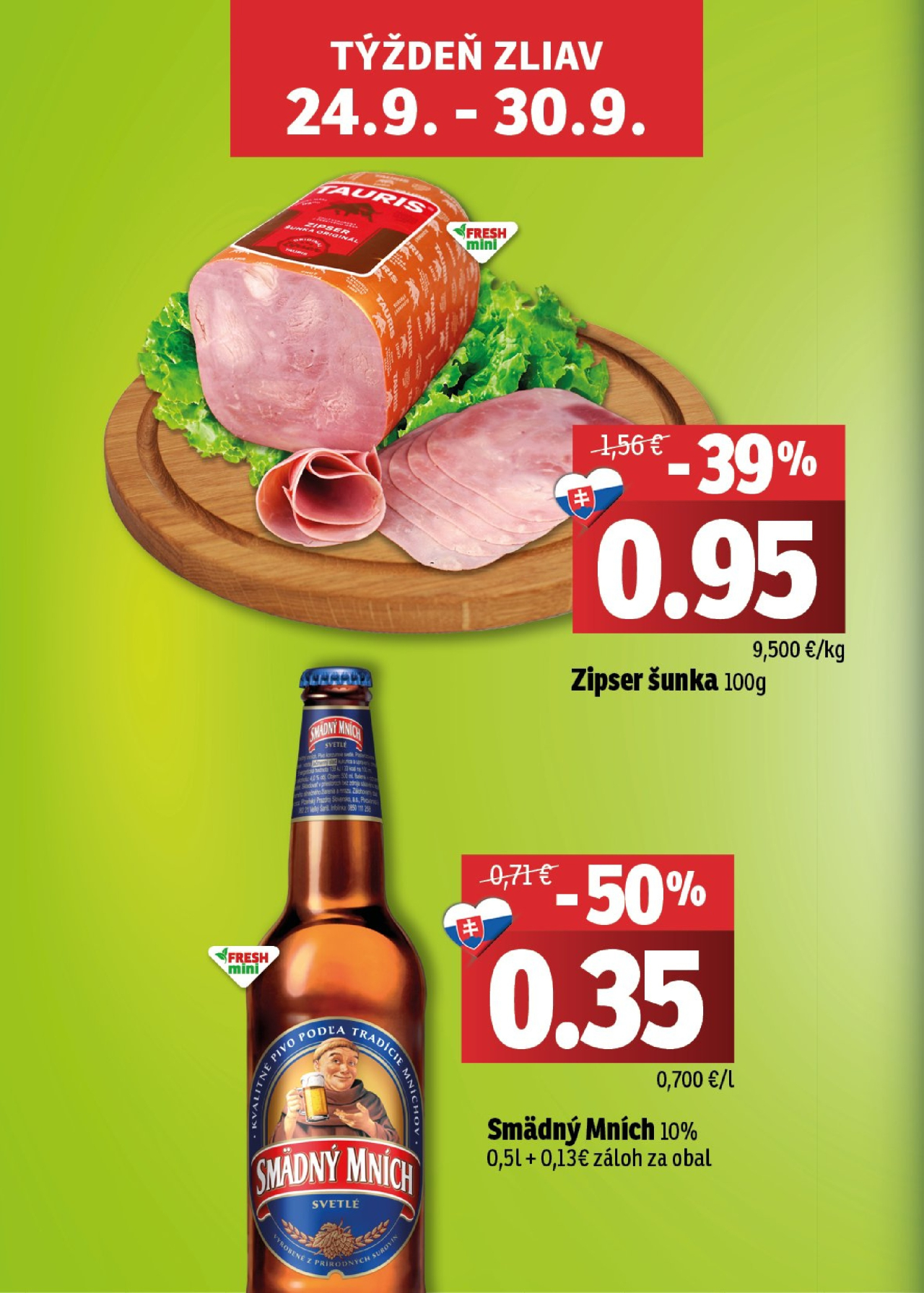 Fresh leták - Východné Slovensko