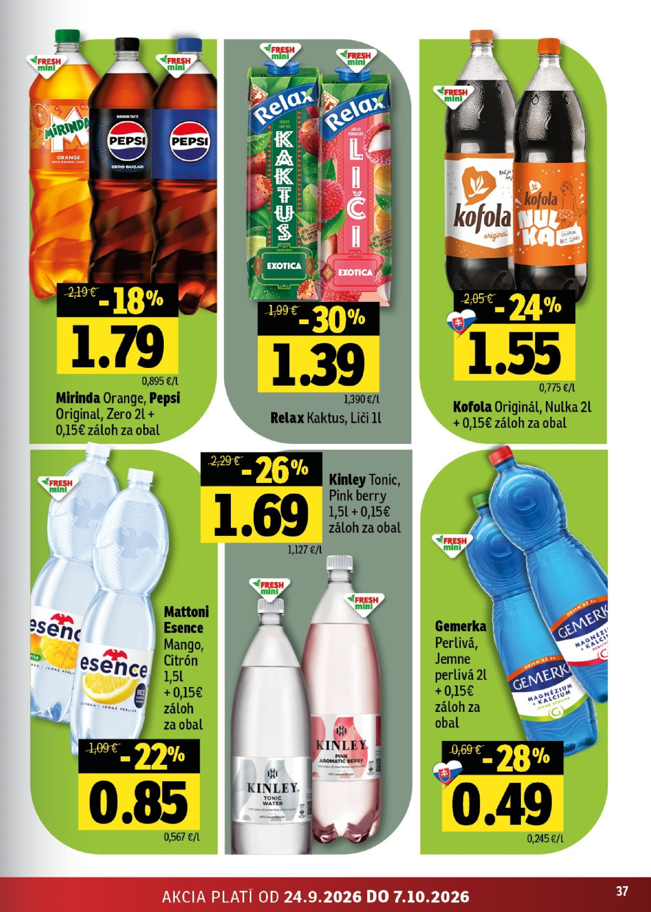 Fresh leták - Východné Slovensko