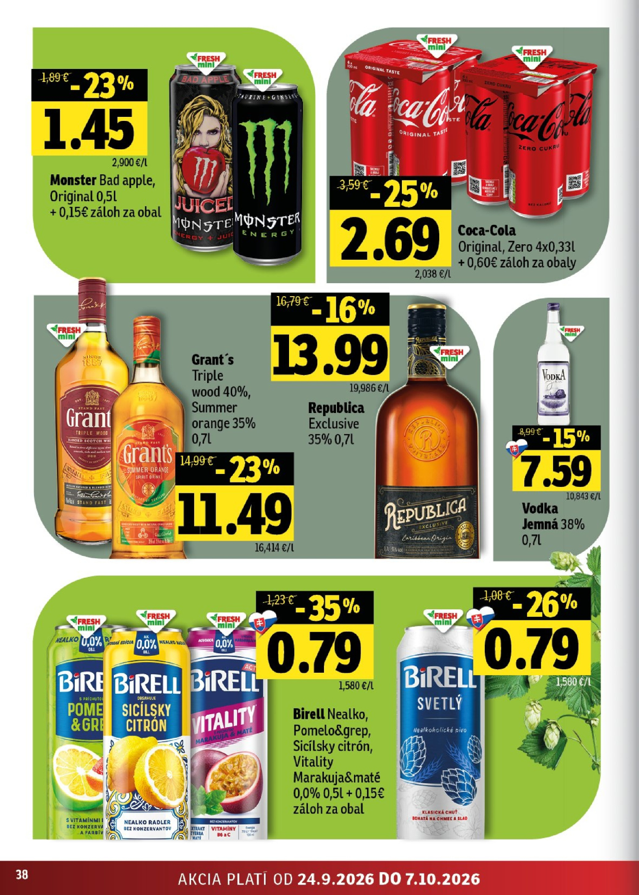 Fresh leták - Východné Slovensko