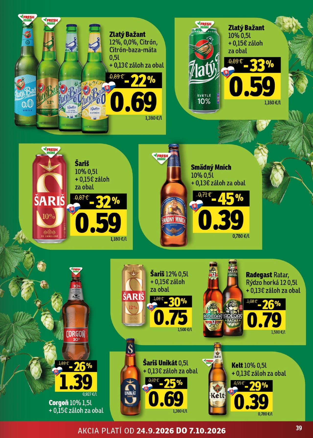 Fresh leták - Východné Slovensko