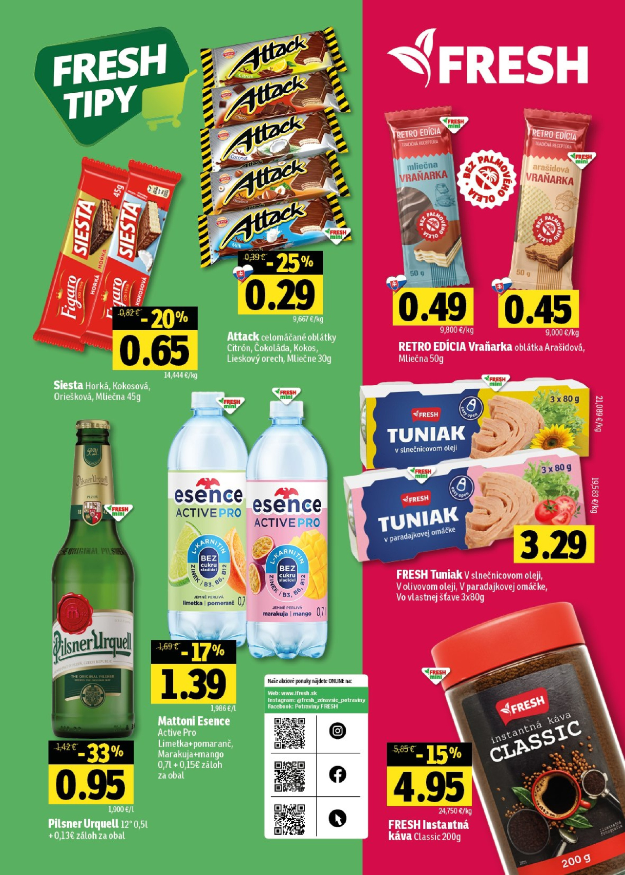 Fresh leták - Východné Slovensko