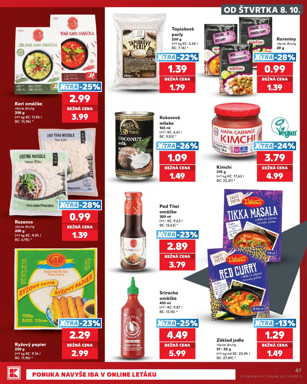 Leták Kaufland leták Čadca, Slovensko - strana 47