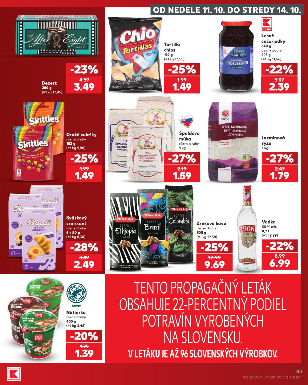 Leták Kaufland leták Čadca, Slovensko - strana 83