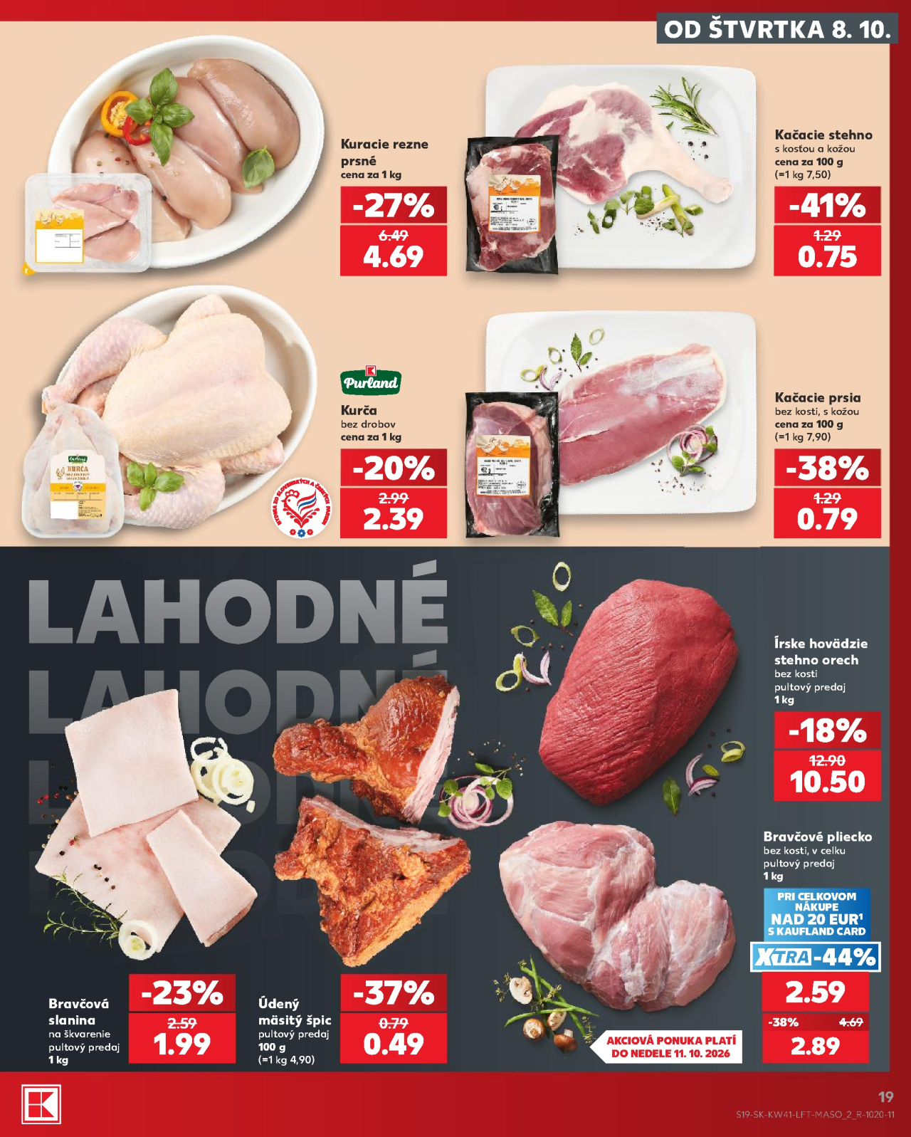 Kaufland leták Michalovce - P.O. Hviezdoslava