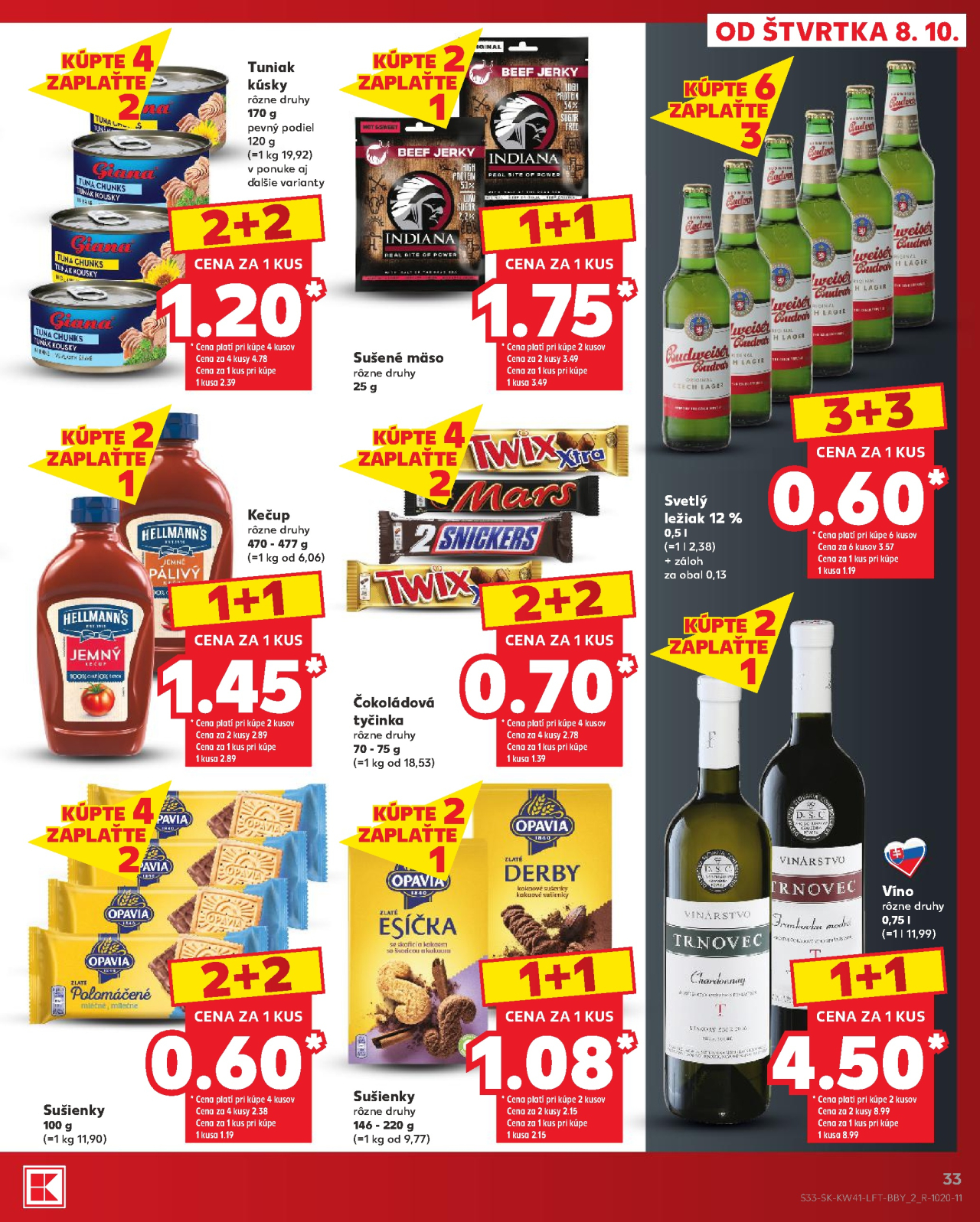 Kaufland leták Michalovce - P.O. Hviezdoslava
