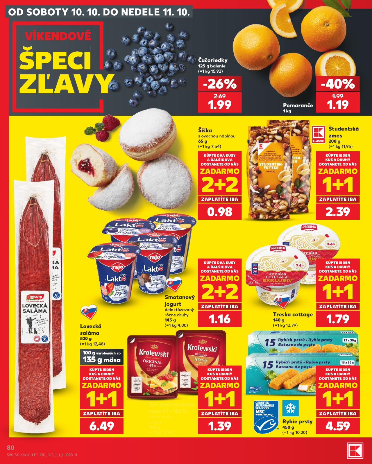 Kaufland leták Michalovce - P.O. Hviezdoslava