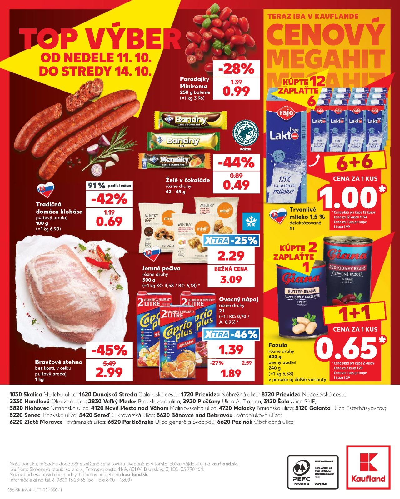 Kaufland leták Partizánske