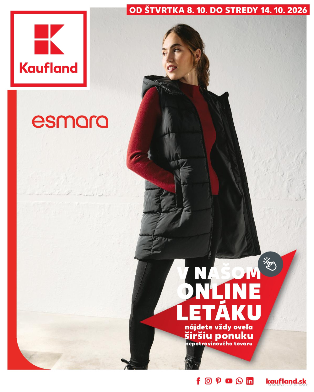Leták Kaufland leták špeciál - esmara, Slovensko - strana 1