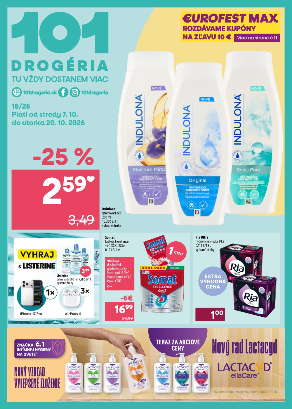 Leták 101 drogerie leták, Slovensko - strana 1