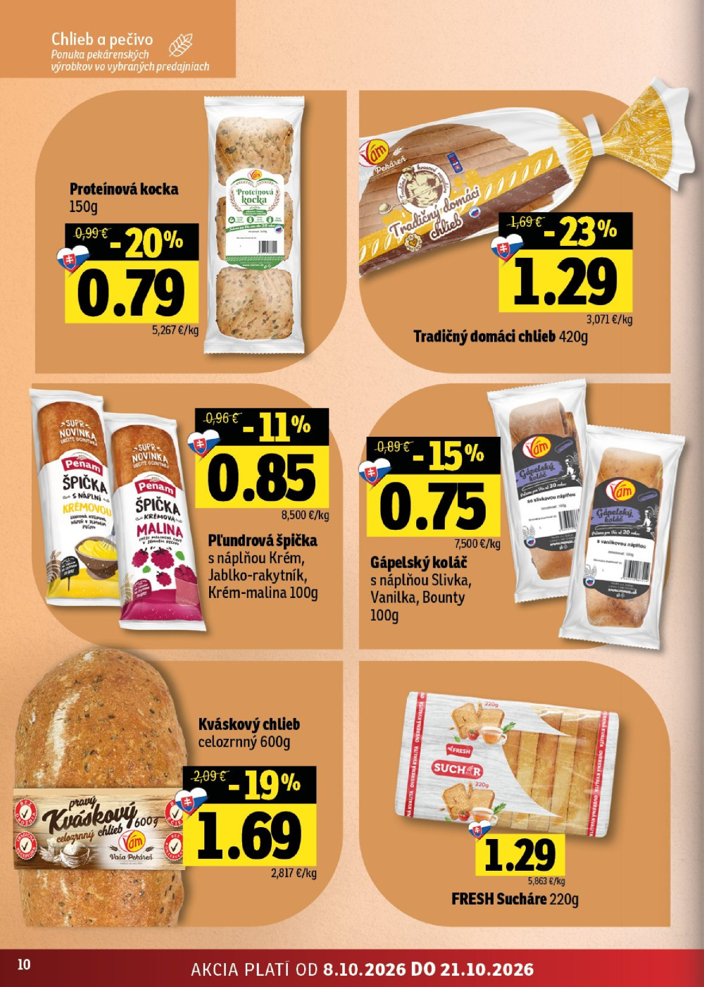 Leták Fresh leták - Východné Slovensko, Slovensko - strana 10
