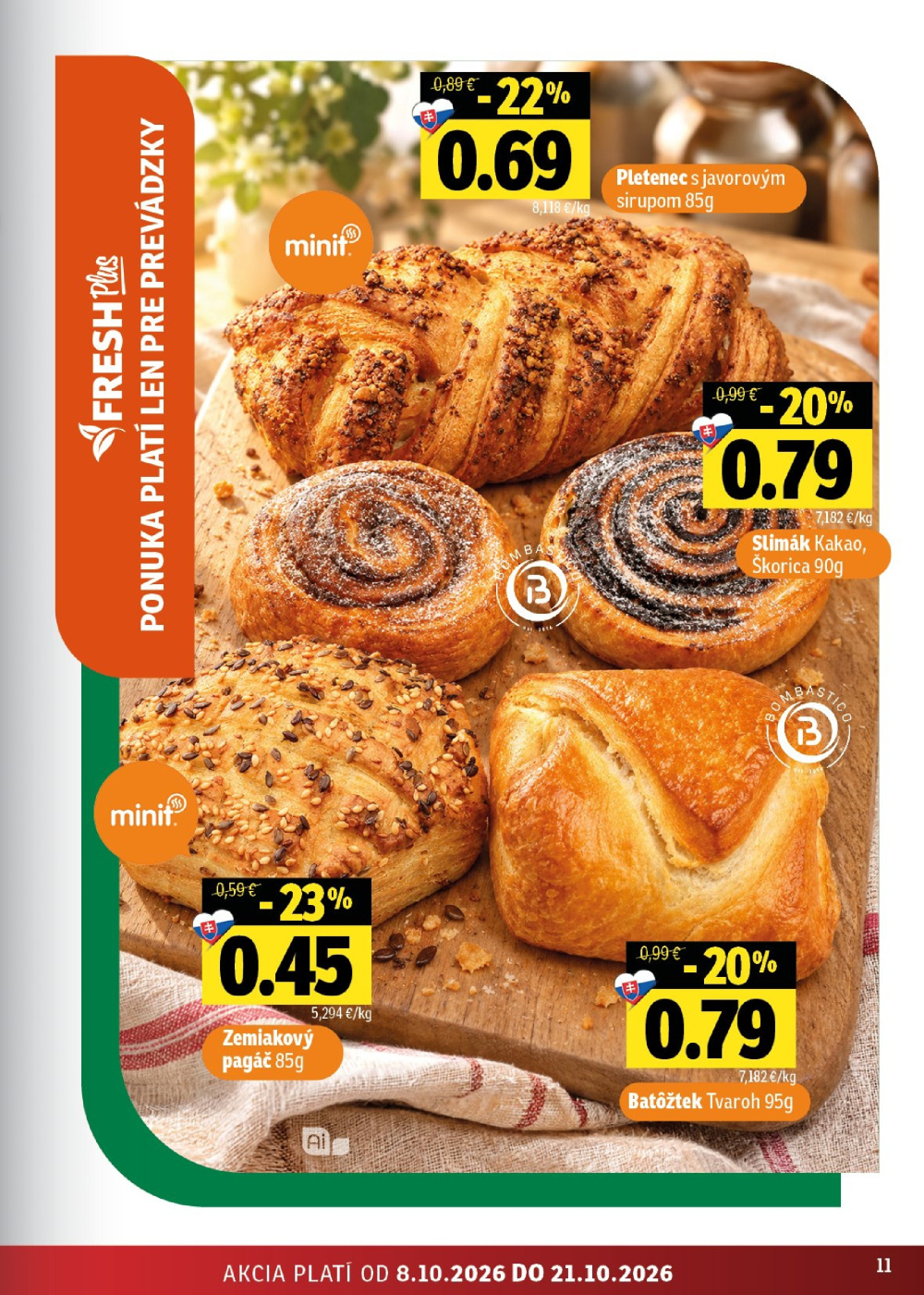 Leták Fresh leták - Východné Slovensko, Slovensko - strana 11
