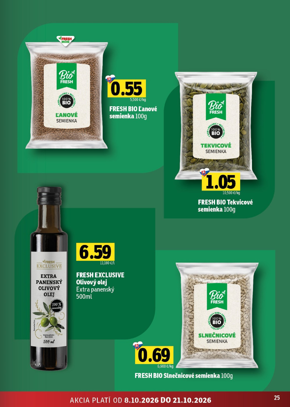 Leták Fresh leták - Východné Slovensko, Slovensko - strana 25