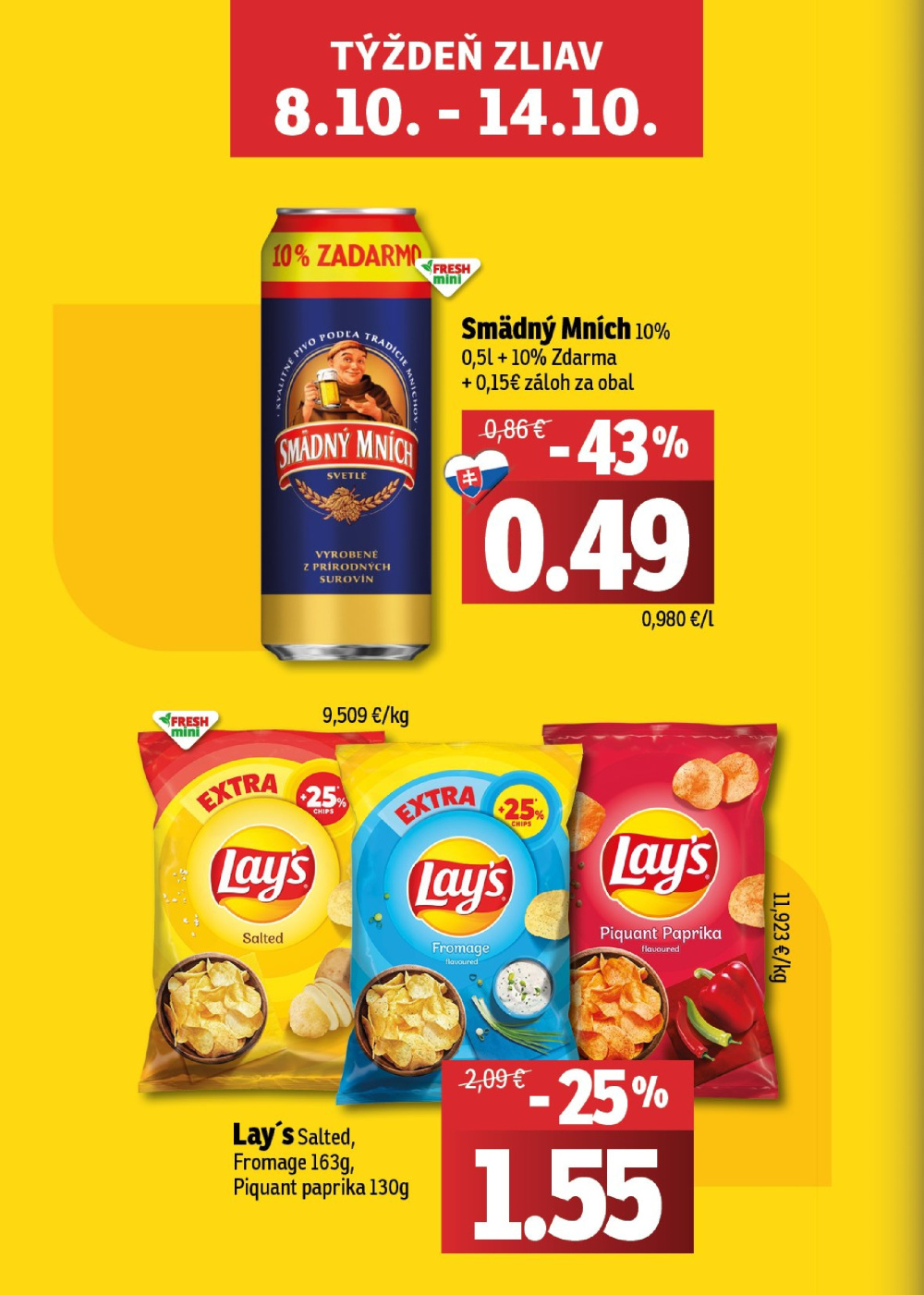 Leták Fresh leták - Východné Slovensko, Slovensko - strana 2