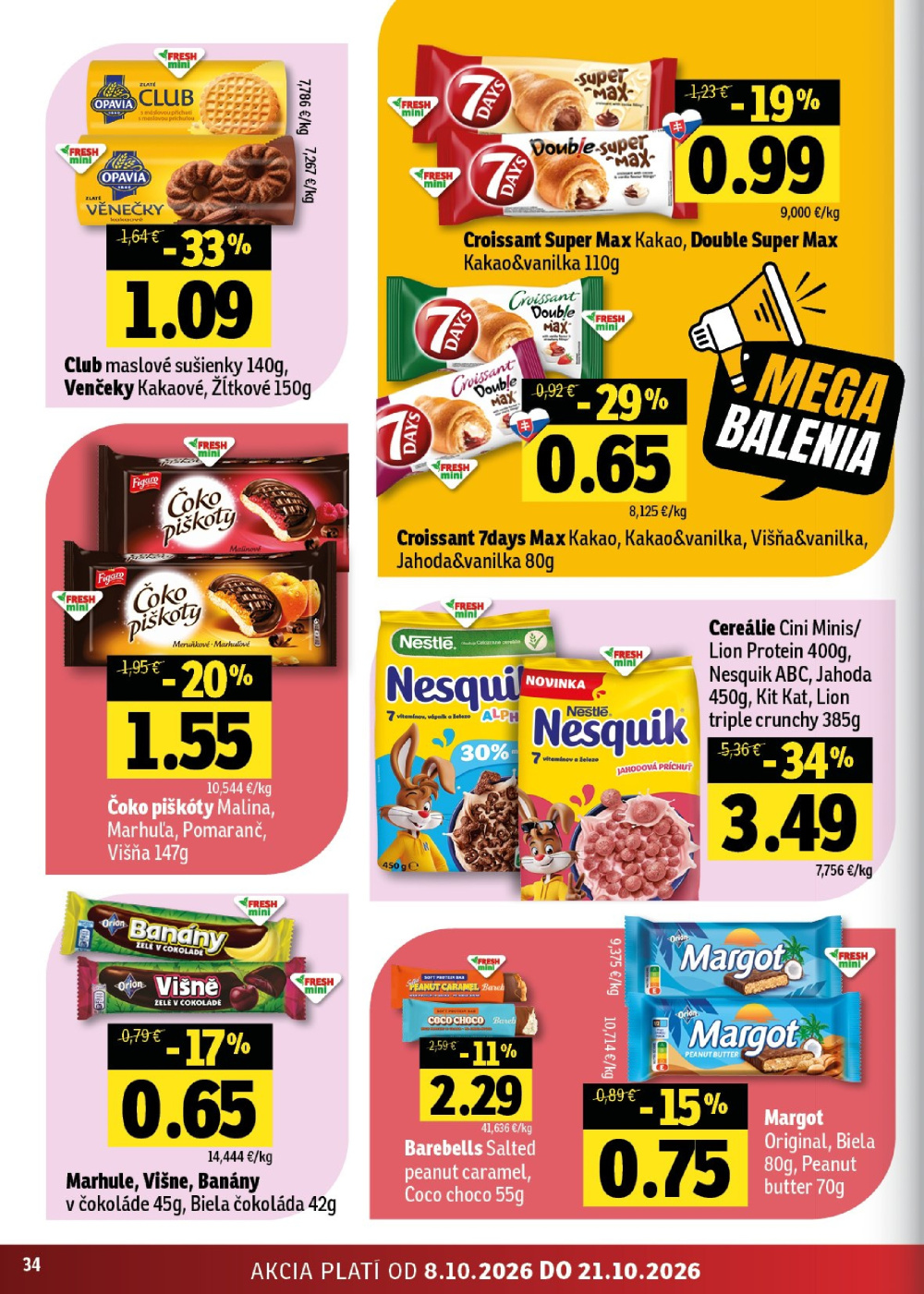 Leták Fresh leták - Východné Slovensko, Slovensko - strana 34