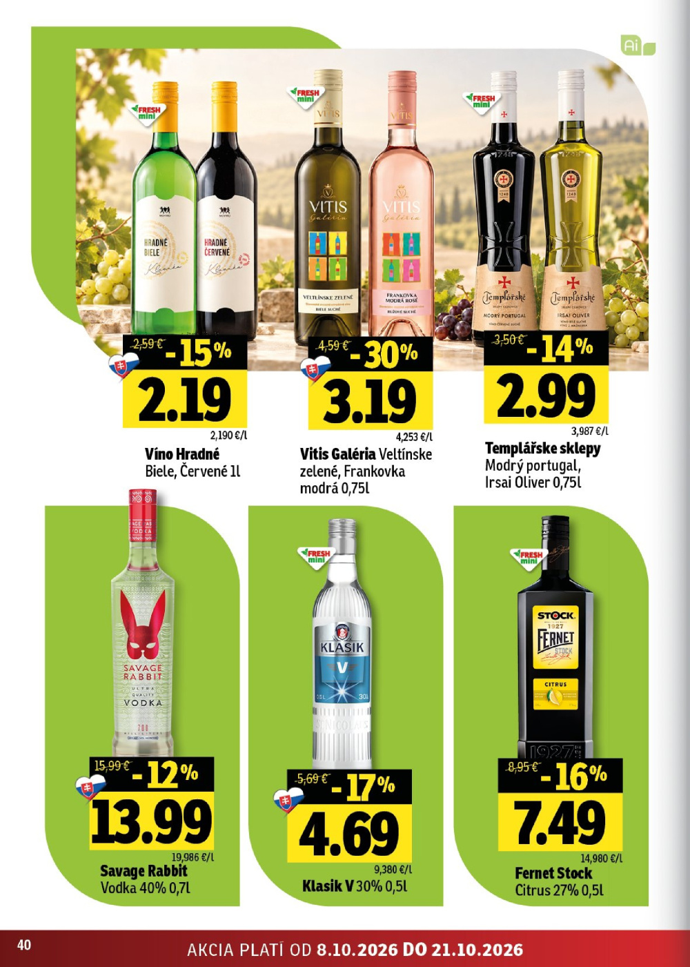Leták Fresh leták - Východné Slovensko, Slovensko - strana 40