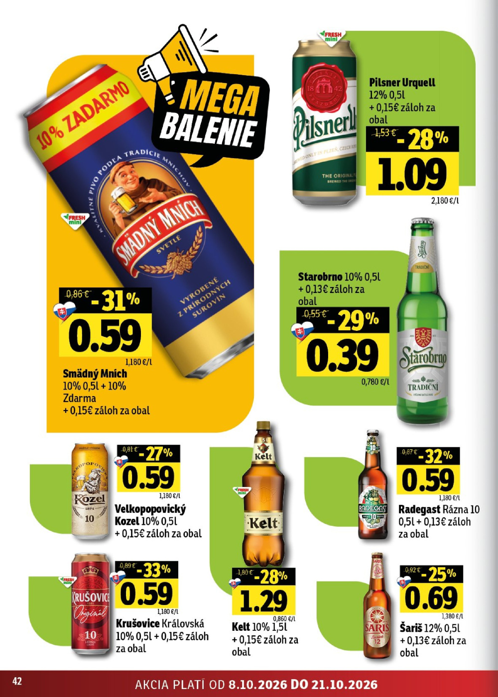 Leták Fresh leták - Východné Slovensko, Slovensko - strana 42