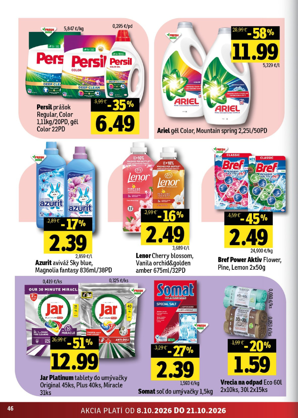 Leták Fresh leták - Východné Slovensko, Slovensko - strana 46