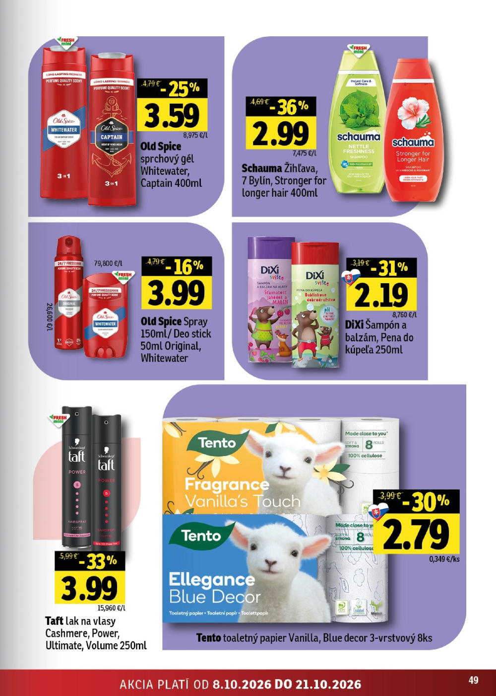 Leták Fresh leták - Východné Slovensko, Slovensko - strana 49