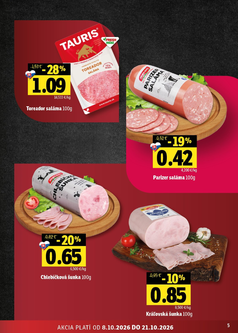 Leták Fresh leták - Východné Slovensko, Slovensko - strana 5