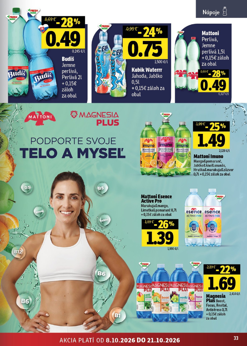 Leták Fresh leták - Stredné a západné Slovensko, Slovensko - strana 33