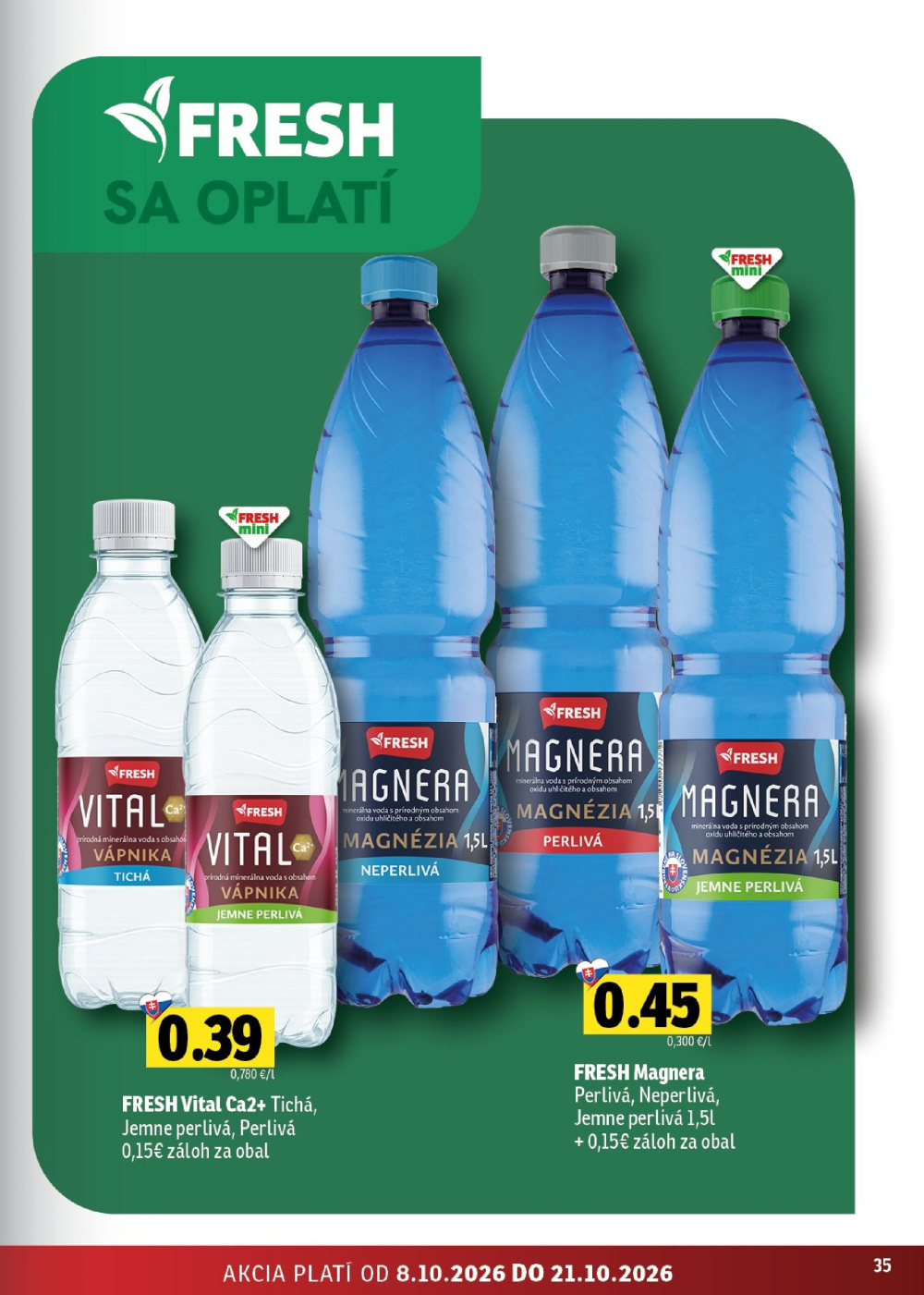 Leták Fresh leták - Stredné a západné Slovensko, Slovensko - strana 35