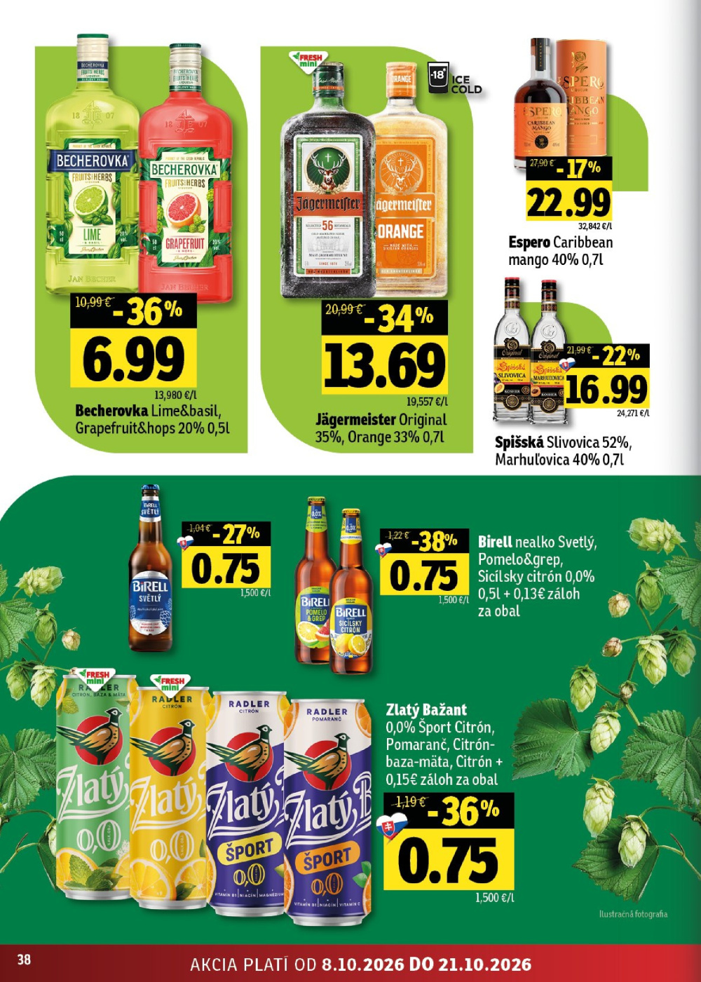 Leták Fresh leták - Stredné a západné Slovensko, Slovensko - strana 38
