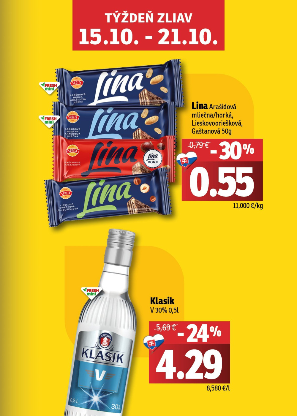 Leták Fresh leták - Stredné a západné Slovensko, Slovensko - strana 3