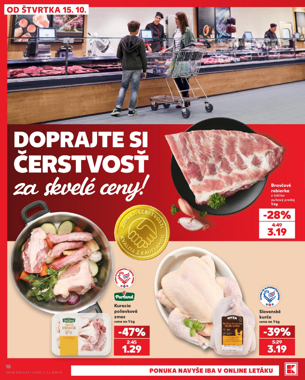 Leták Kaufland leták Čadca, Slovensko - strana 18