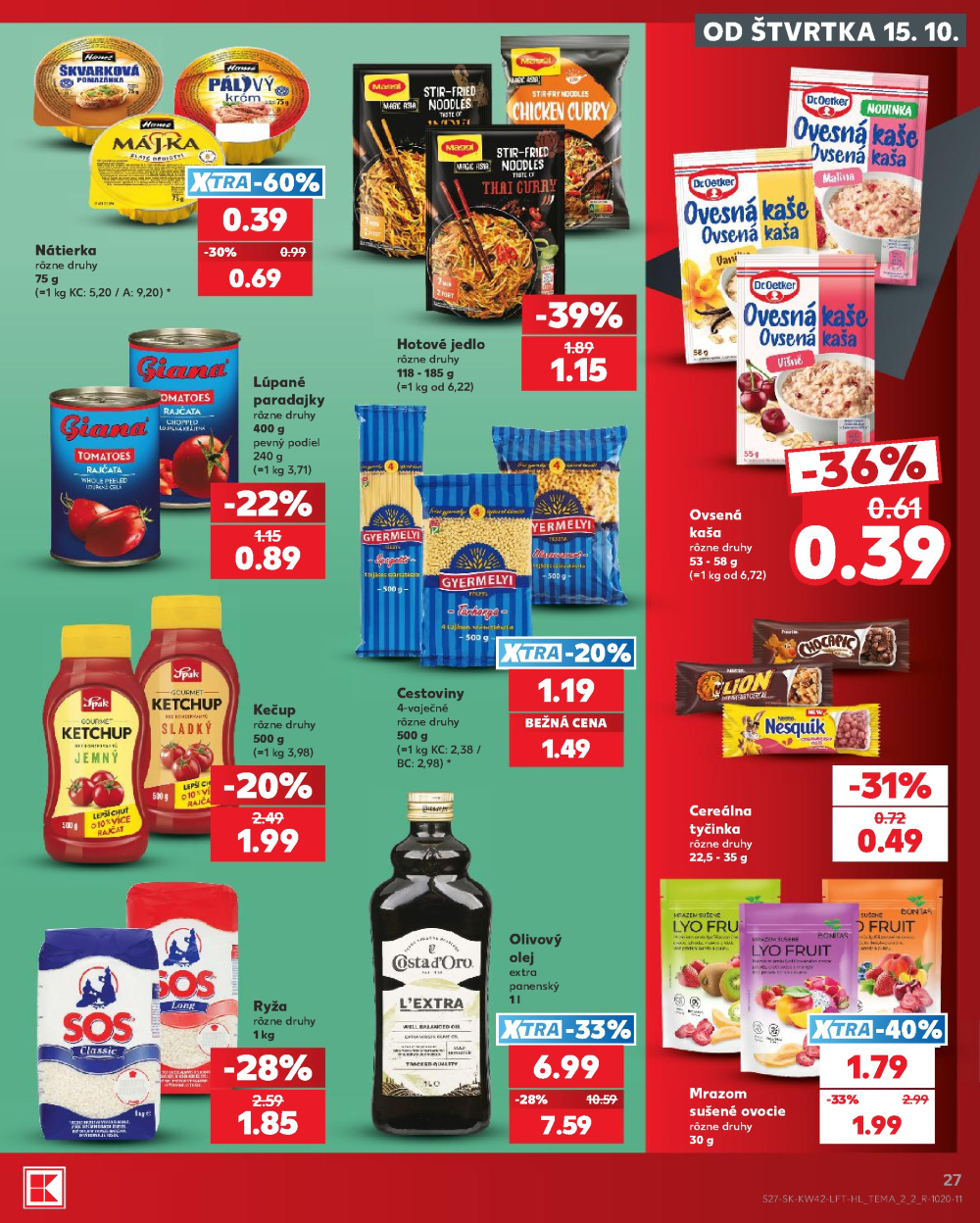 Leták Kaufland leták Čadca, Slovensko - strana 27