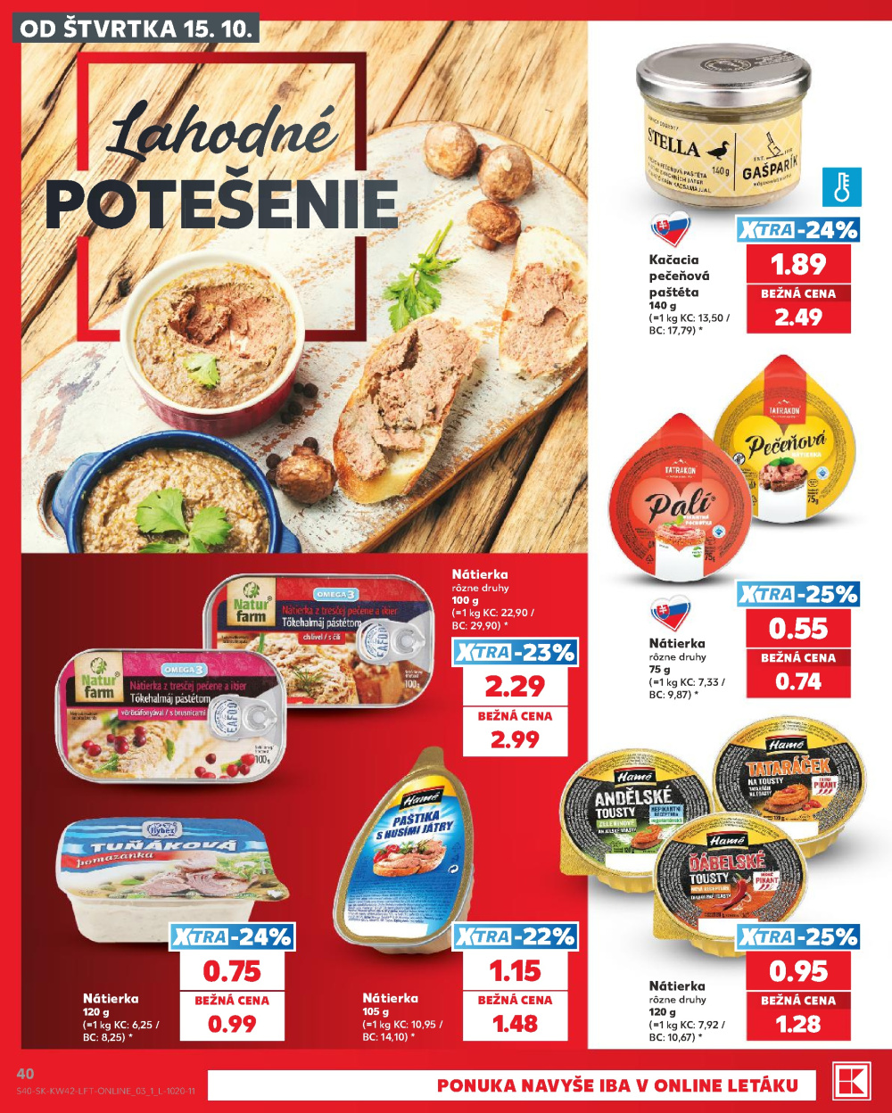 Leták Kaufland leták Čadca, Slovensko - strana 40