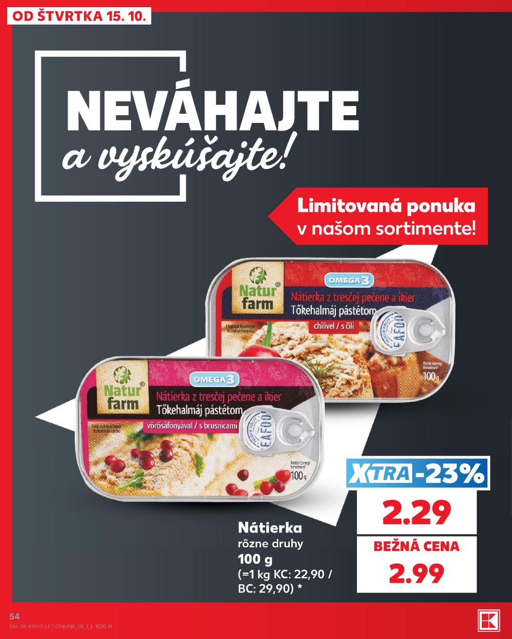 Leták Kaufland leták Čadca, Slovensko - strana 54