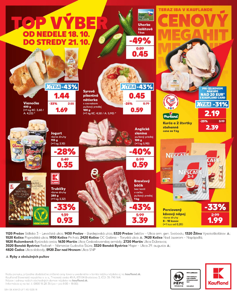 Leták Kaufland leták Čadca, Slovensko - strana 84
