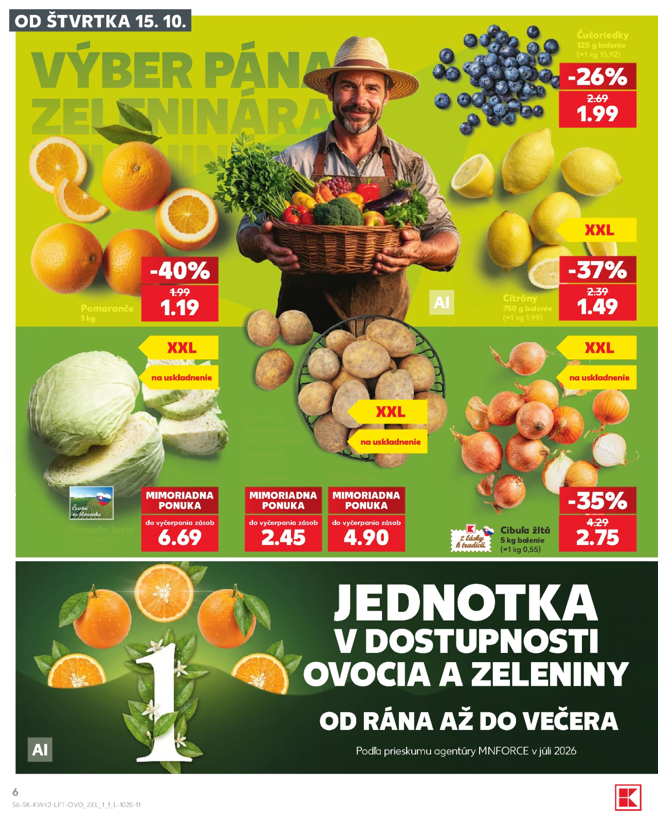 Kaufland leták Bratislava - Púchovská ulica