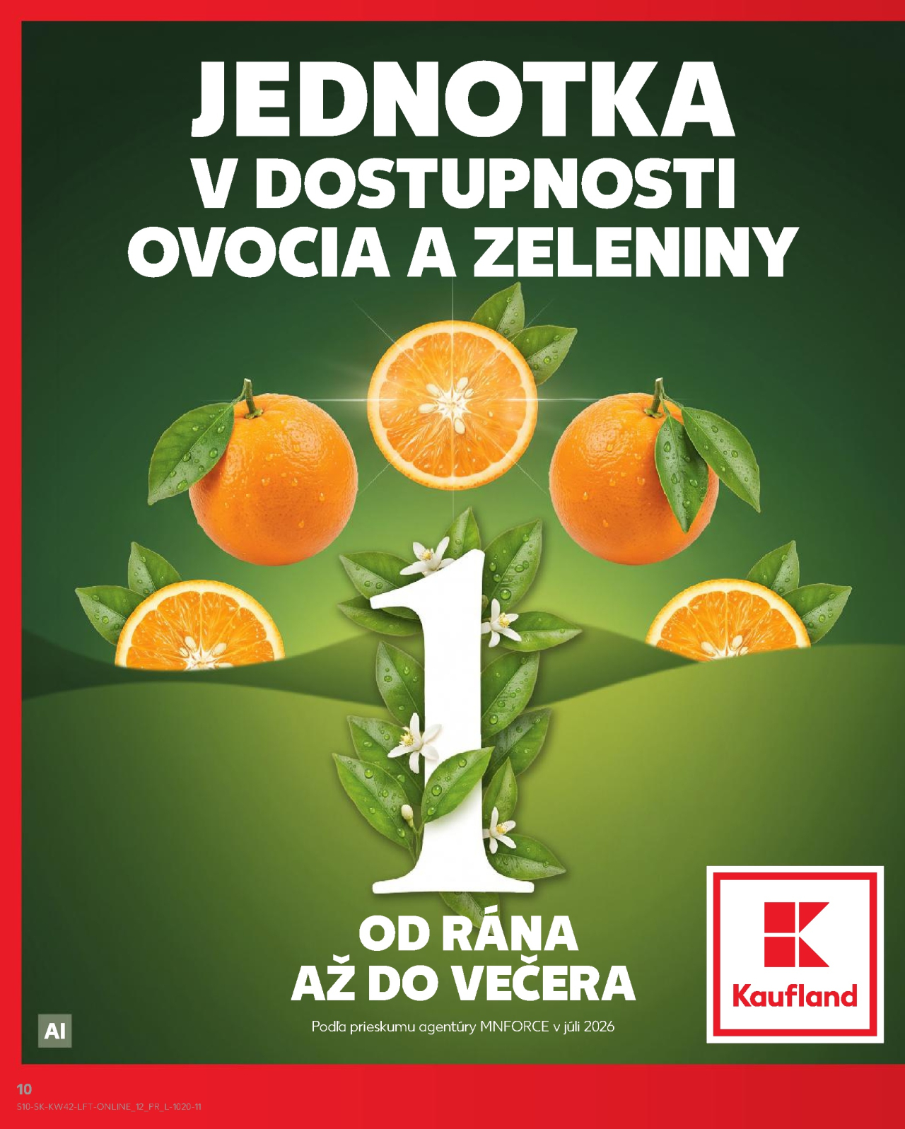 Kaufland leták Michalovce - Humenská cesta