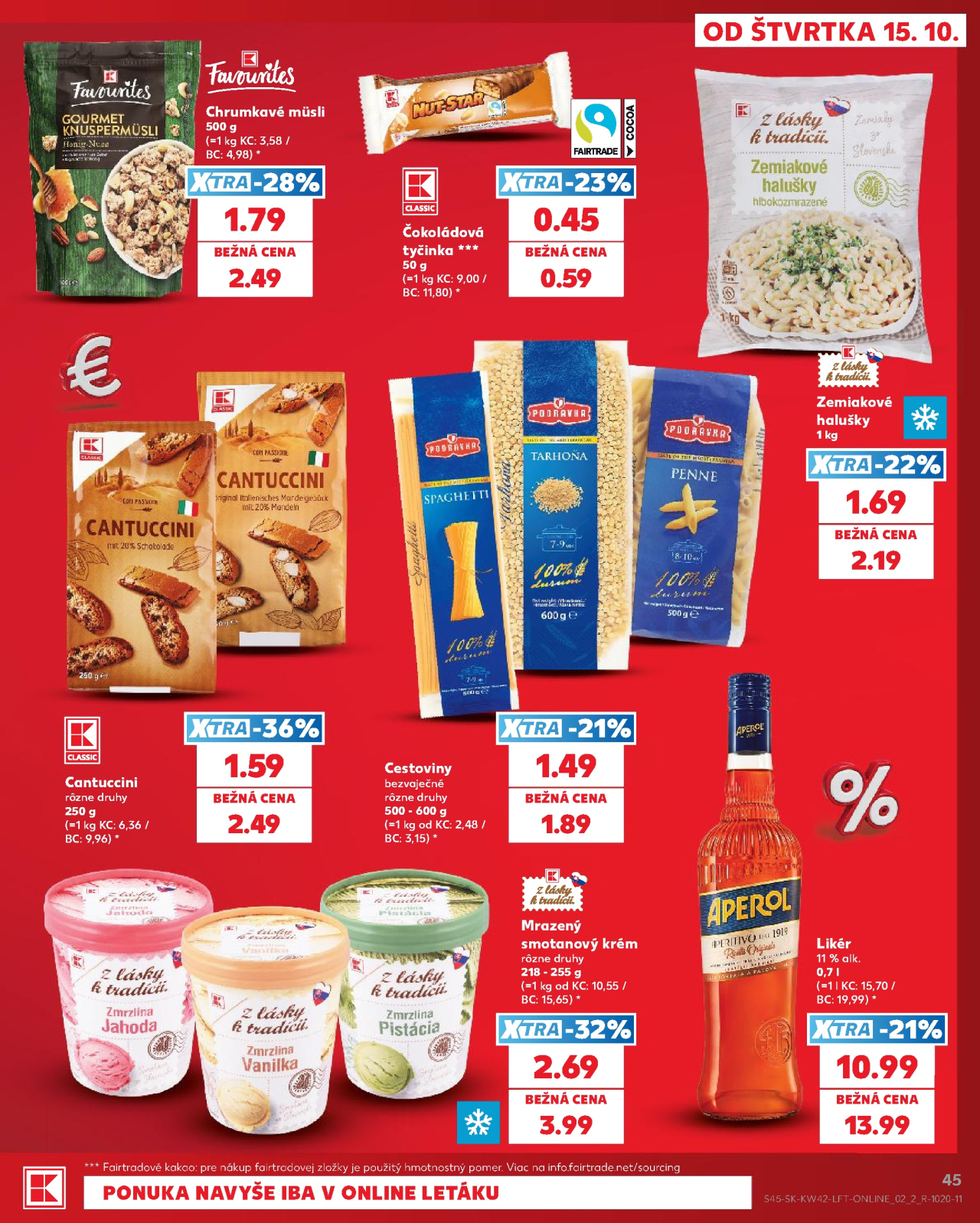 Kaufland leták Michalovce - Humenská cesta