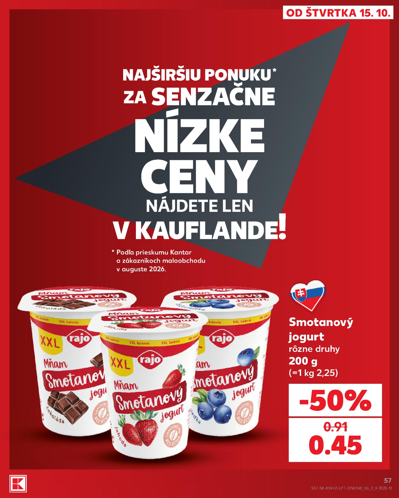 Kaufland leták Michalovce - Humenská cesta