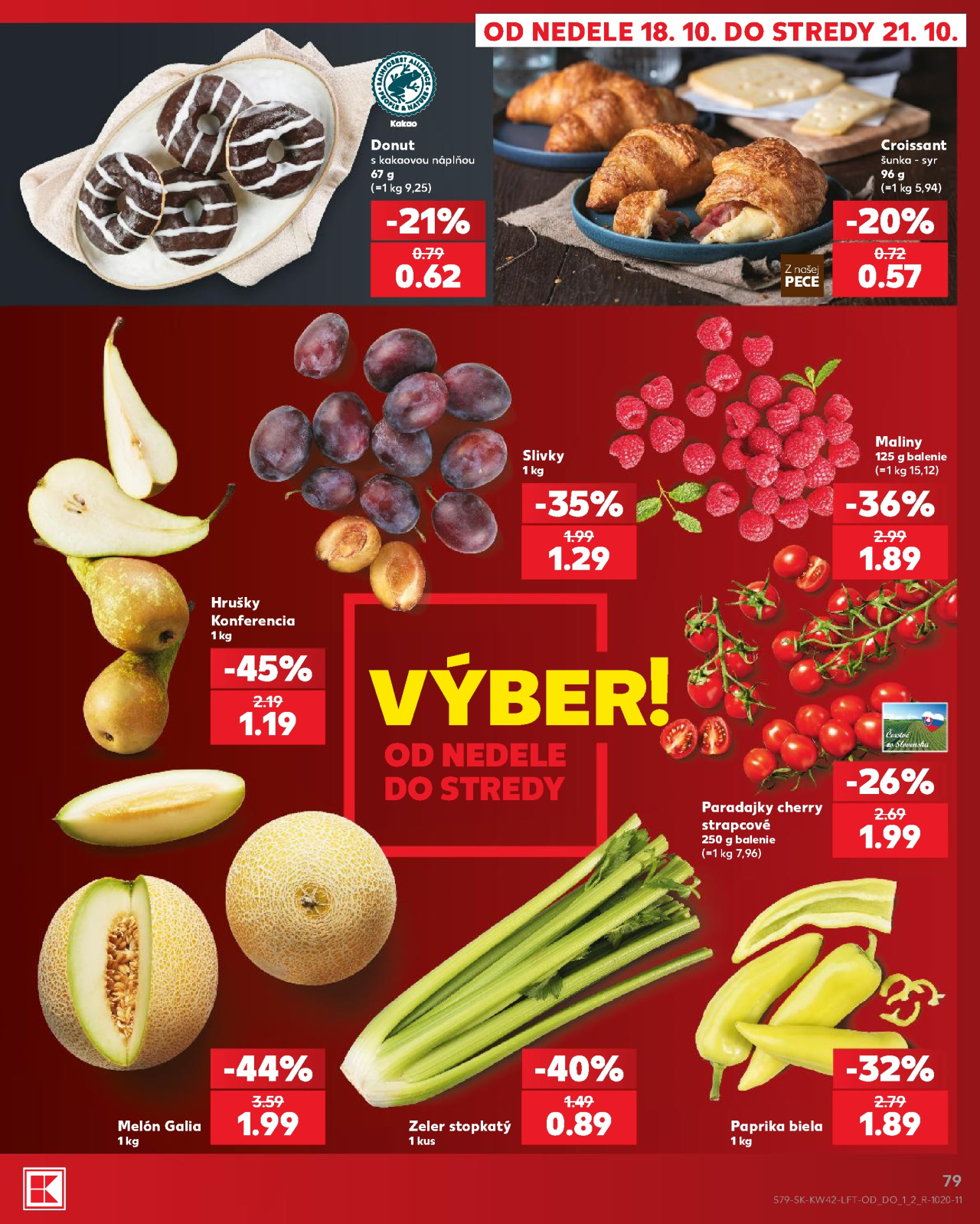 Kaufland leták Michalovce - Humenská cesta