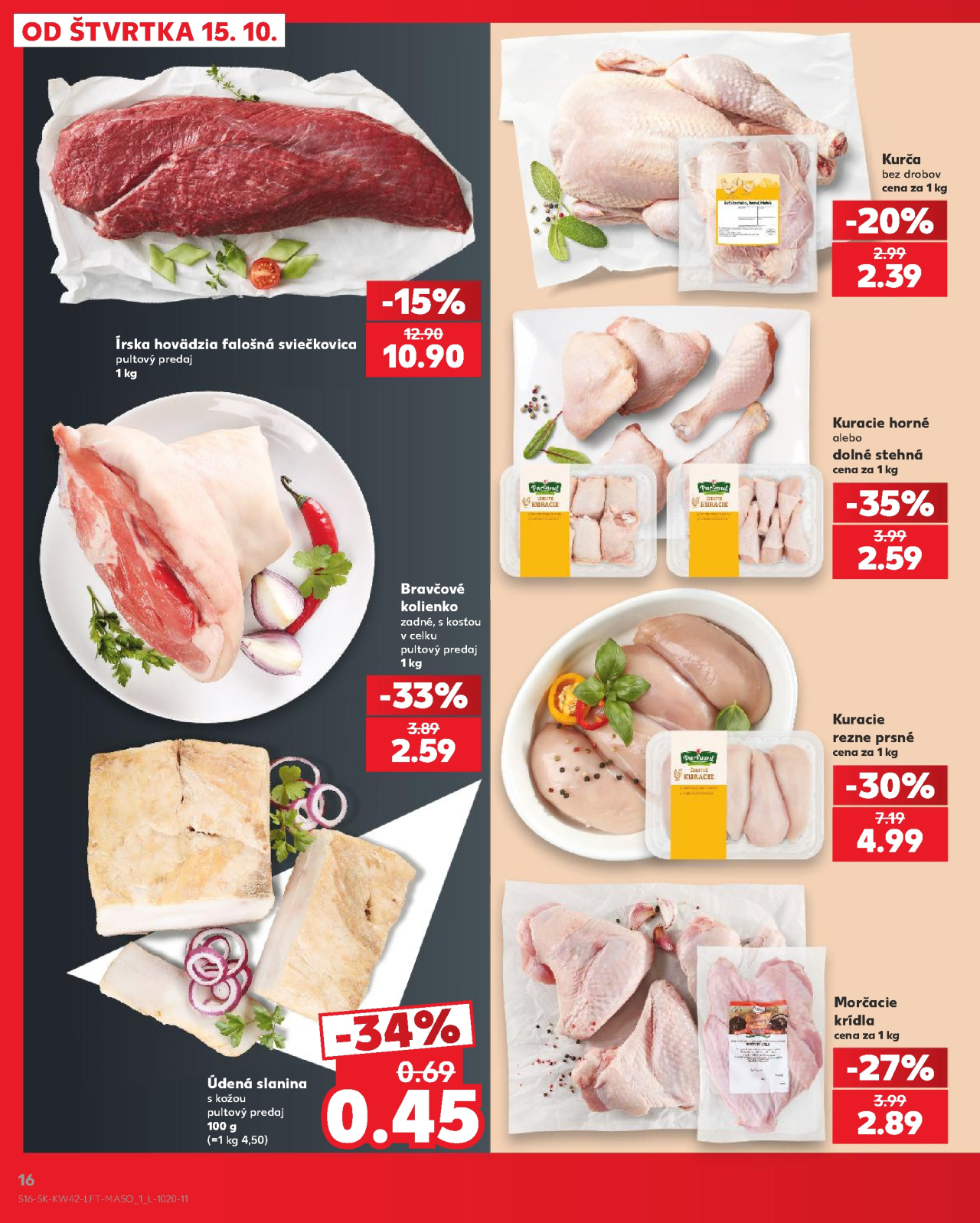 Kaufland leták Michalovce - P.O. Hviezdoslava