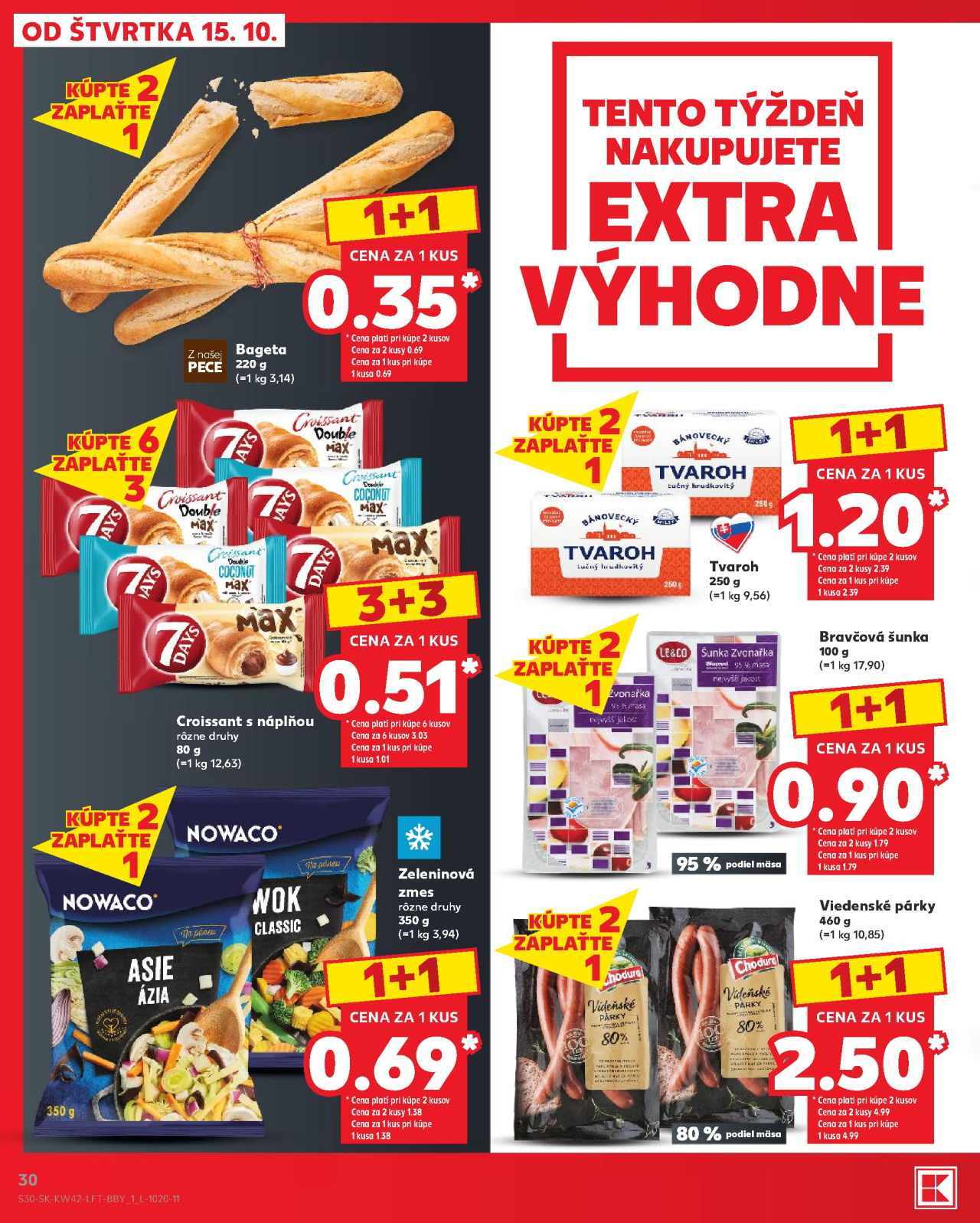 Kaufland leták Michalovce - P.O. Hviezdoslava