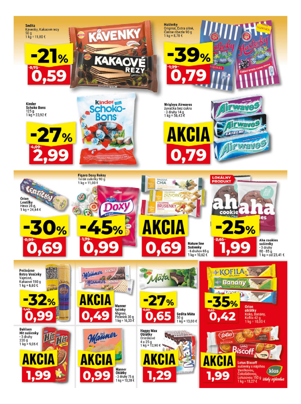 Leták Klas aktuálny akciový leták, Slovensko - strana 16