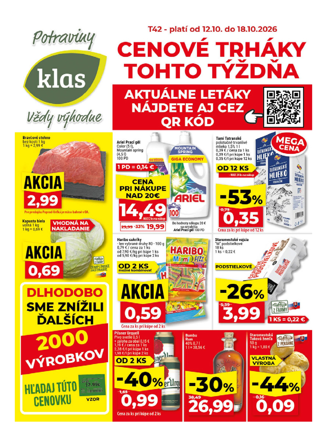 Klas aktuálny akciový leták