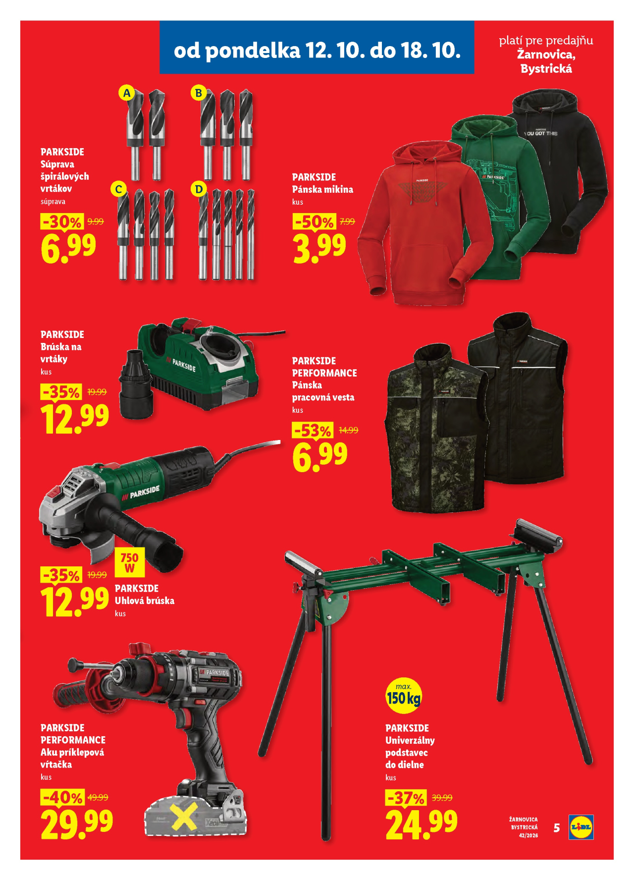 Lidl leták - Nová predajňa - Žarnovica, Bystrická