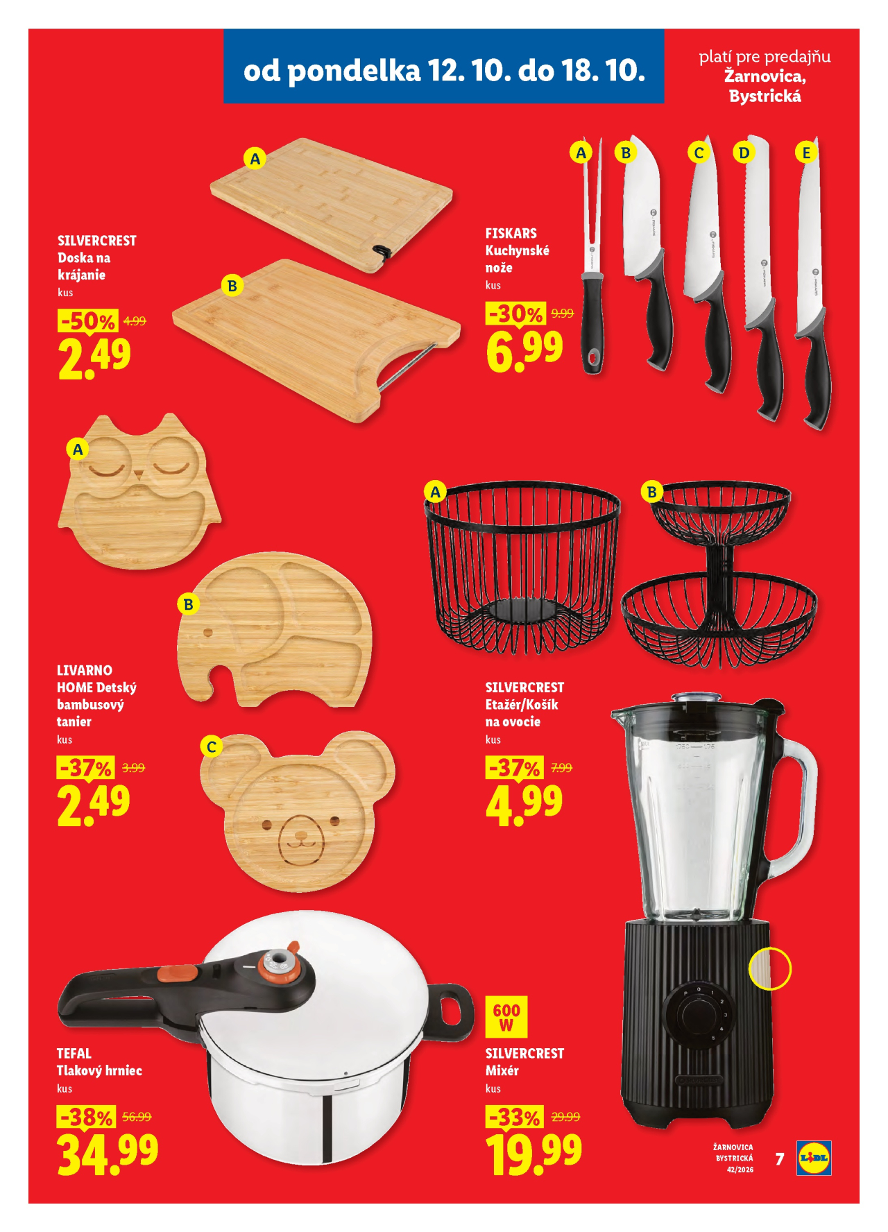 Lidl leták - Nová predajňa - Žarnovica, Bystrická