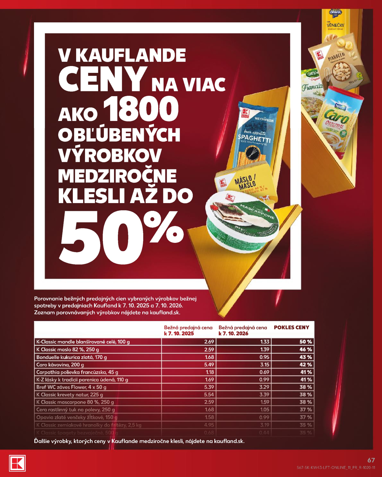 Kaufland leták Bratislava - Slovnaftská ulica
